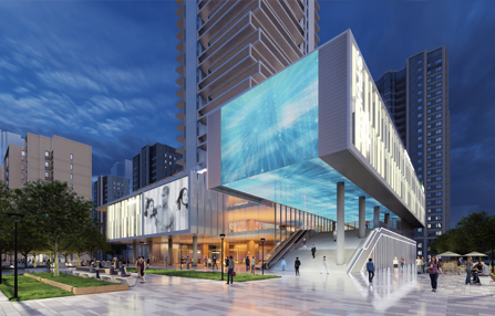 FILMBASE helps the construction of a new commercial form of Wanda Plaza
