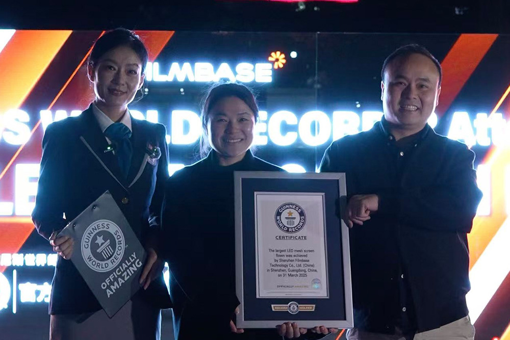 Filmbase Flying Display Awarded Guinness World Records® Title