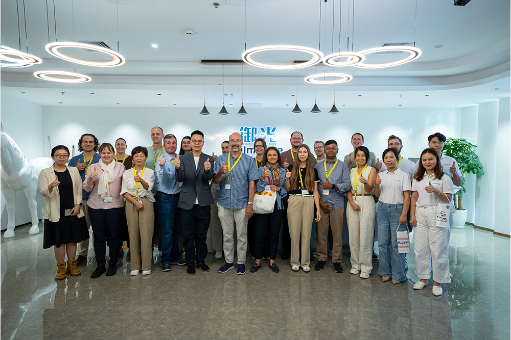 A delegation of faculty and students from the School of Business at the University of Applied Sciences and Arts Northwestern Switzerland(FHNW) revisit