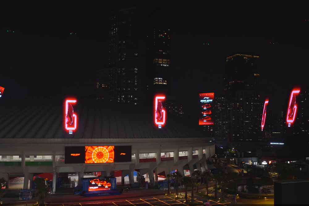 御光FILMBASE飞天屏，让品牌发布有了新的天空